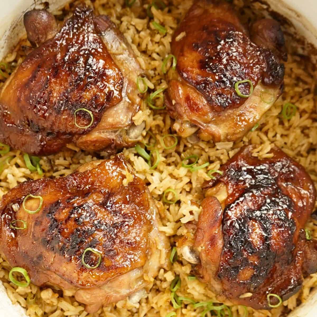Baked Honey Soy Chicken Thighs - TipHero Recipes