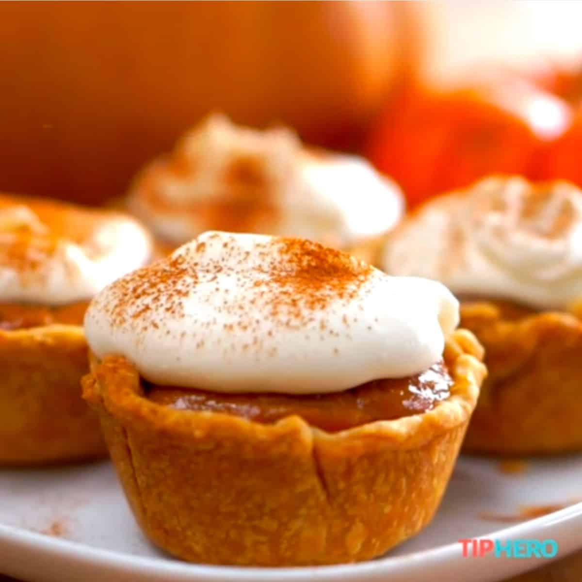 Instant Pot Mini Pumpkin Pies - DadCooksDinner